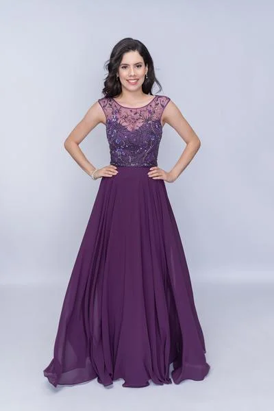 Weekend Deal Nina Canacci - Bead Embellished A-Line Evening Gown M505 - 1 pc Plum In Size 18 Available Weekend Deal Nina Canacci - Bead Embellished A-Line Evening Gown M505 - 1 pc Plum In Size 18 Available