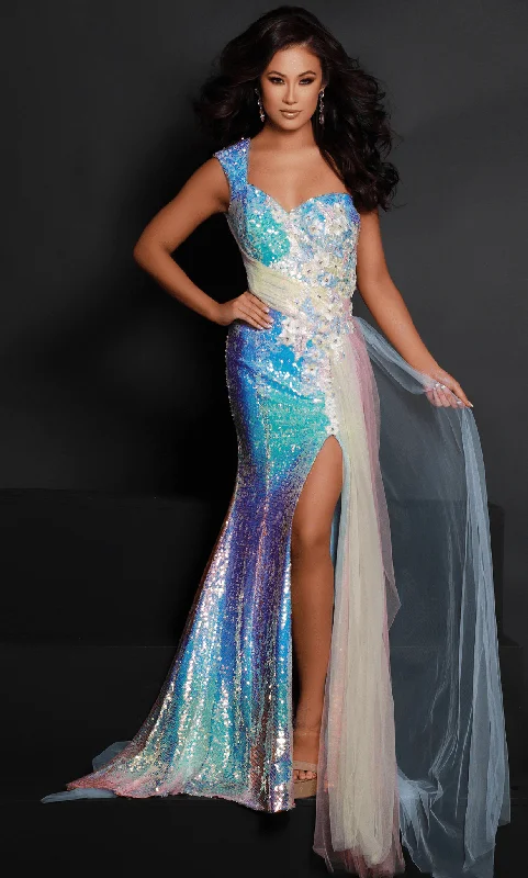 Price Reduction Johnathan Kayne 2650 - Sweetheart Sequin Evening Gown
