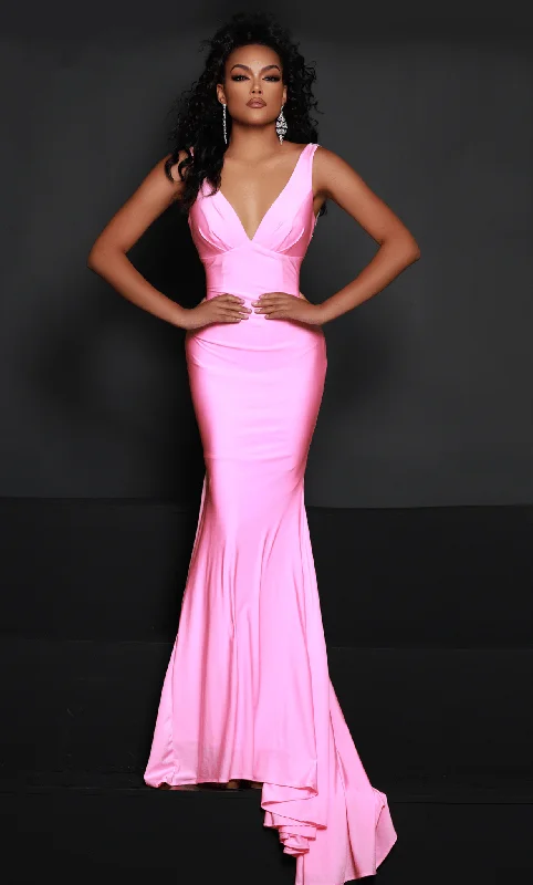 Big Discounts Johnathan Kayne 2662 - Cutout Back Evening Gown