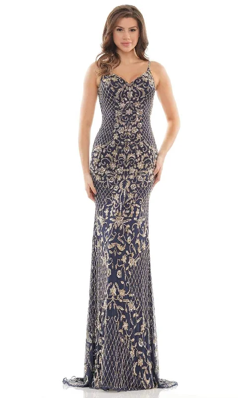 Super Sale Colors Dress - K122 Lattice Embellished Evening Gown
