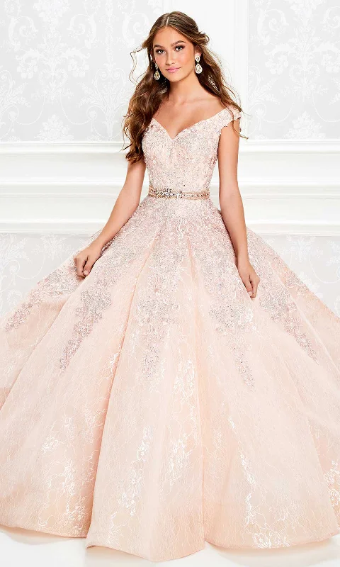TIME-Limited Offer Princesa by Ariana Vara PR11921 - Beaded Lace with Cape Ball Gown