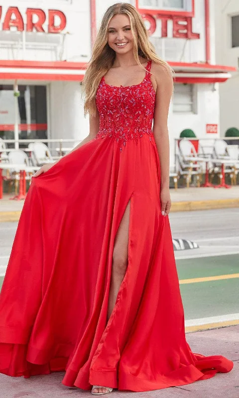 Extra Discounts Amarra 88614 - Scoop Neck Prom Gown