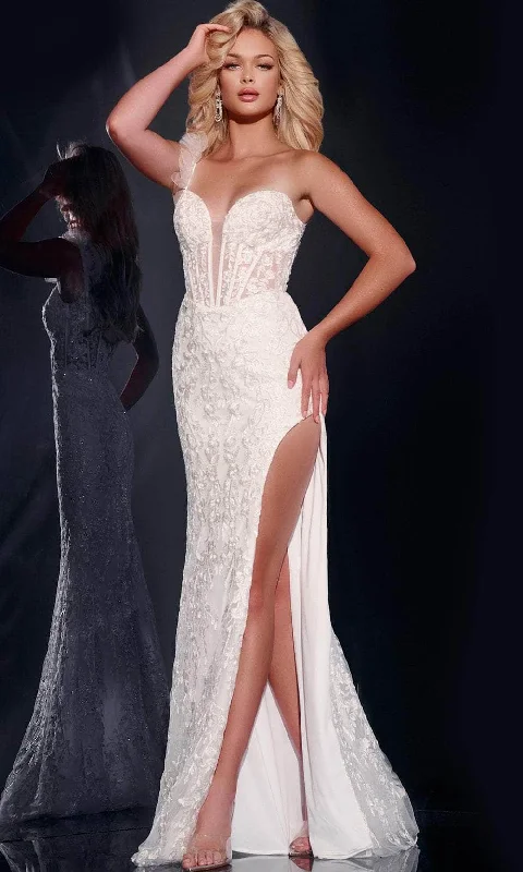 Price Reduction Jovani 40425 - Lace Corset Prom Dress