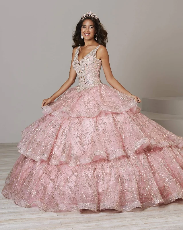 Flash Sale Quinceanera Collection - 26921 Sleeveless Beaded Bodice Ballgown