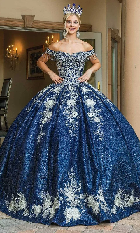 Time-Limited Offer Dancing Queen - 1642 Dangling Beaded Pleated Gown