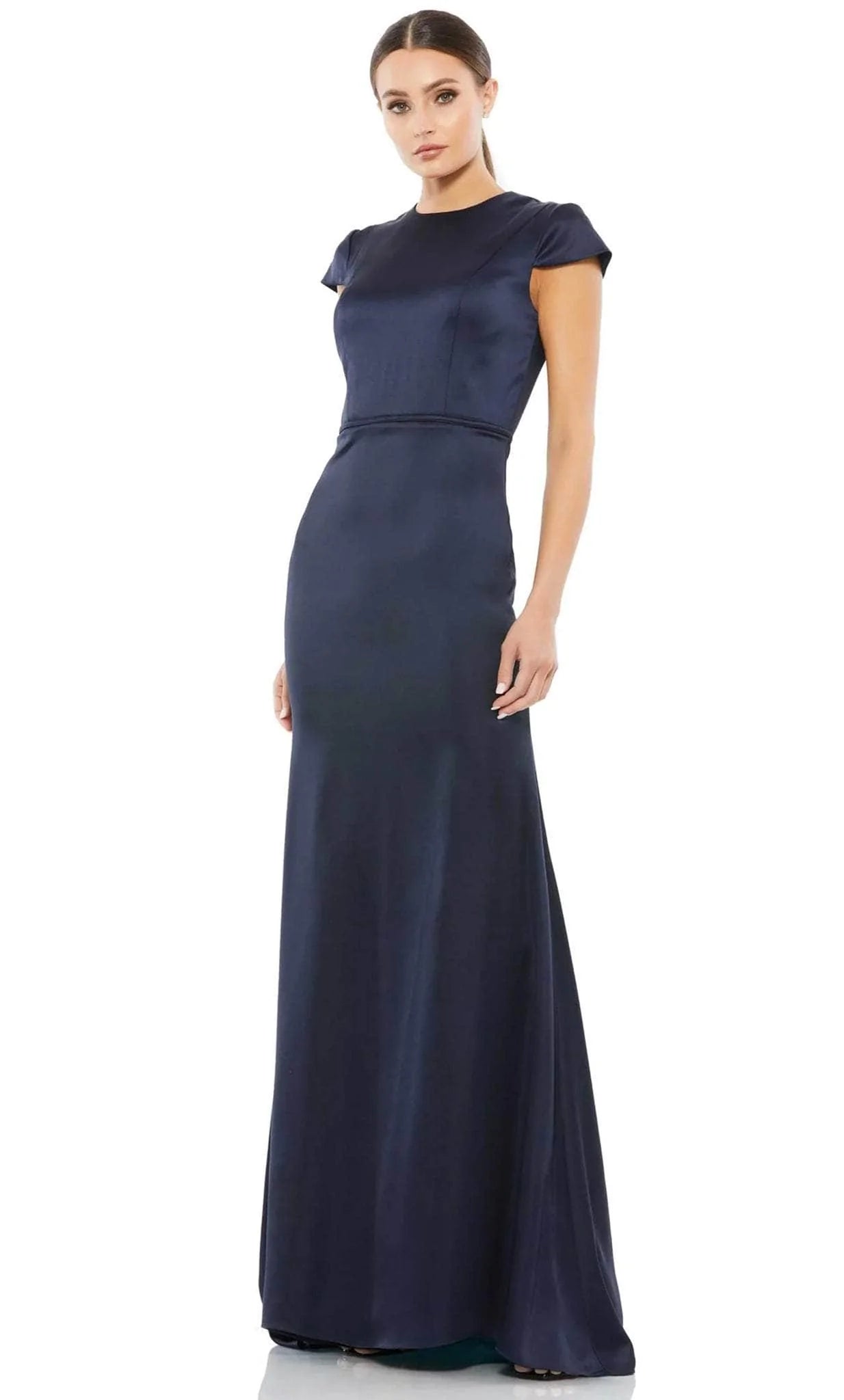 Today’s Special Ieena Duggal 26648 - Cap Sleeve Satin Evening Dress