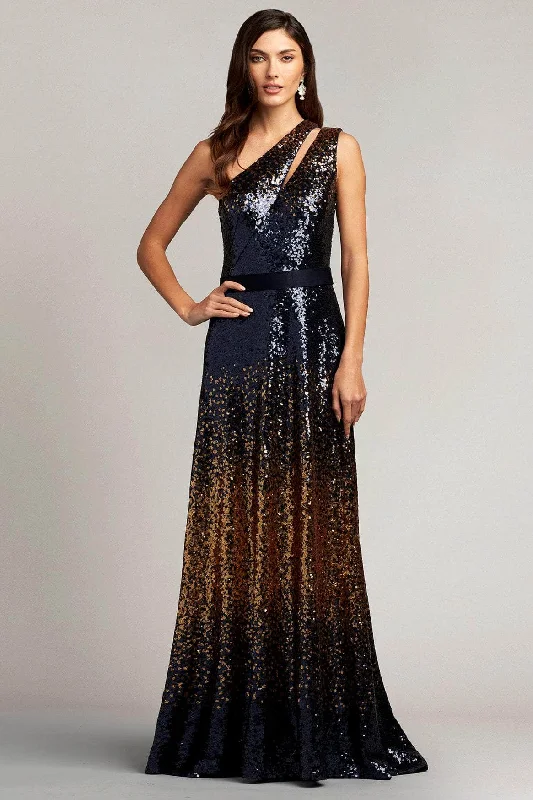 Today’s Deal Tadashi Shoji CBN23103L - Ombre Asymmetrical Evening Gown