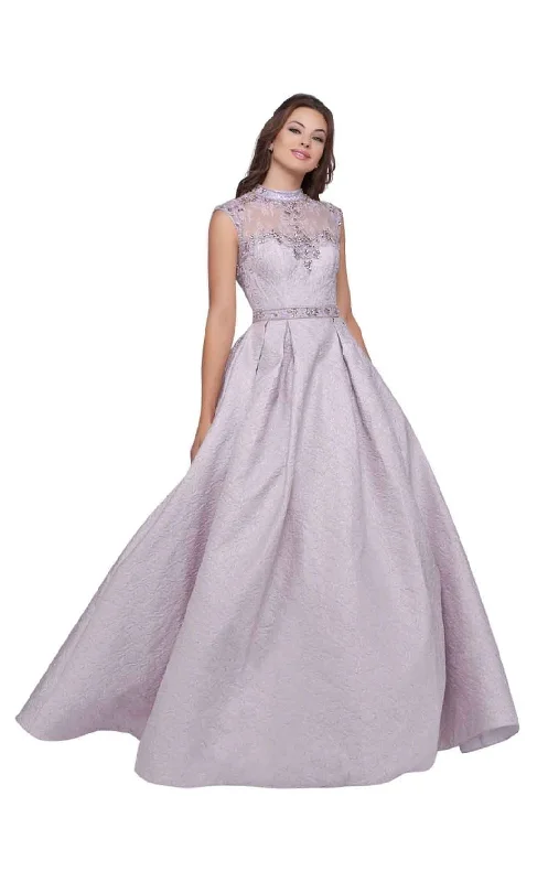 Final Clearance Mac Duggal - Floral Embellished High Neck Ballgown 40885H - 1 pc Lil In Size 12 Available Final Clearance Mac Duggal - Floral Embellished High Neck Ballgown 40885H - 1 pc Lil In Size 12 Available