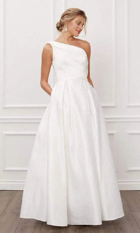 Midnight Sale Nox Anabel - One Shoulder A-Line Evening Dress E469