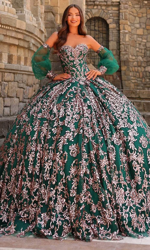 Shop and Save Amarra 54238 - Stone Embellished Sweetheart Neck Ballgown