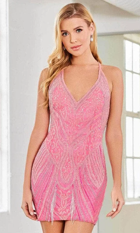 Deal Alert SCALA 60302 - Sleeveless V-Neck Cocktail Dress