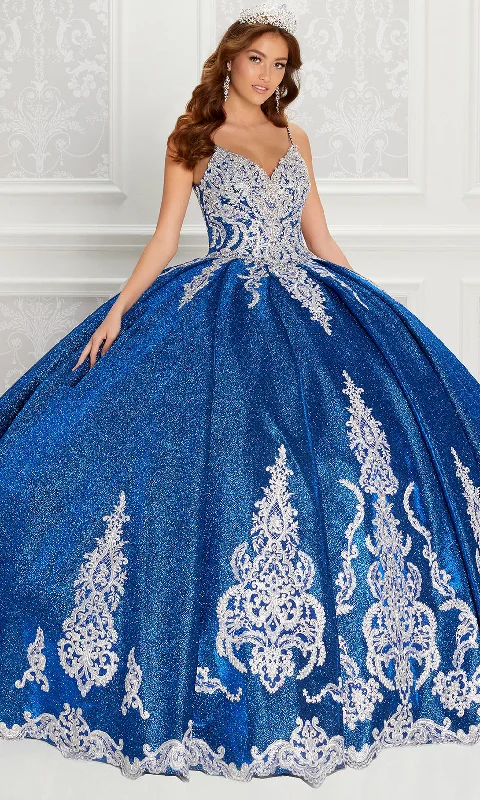 Unmissable Offer Princesa by Ariana Vara PR22141 - V-Neck Lace Ball Gown