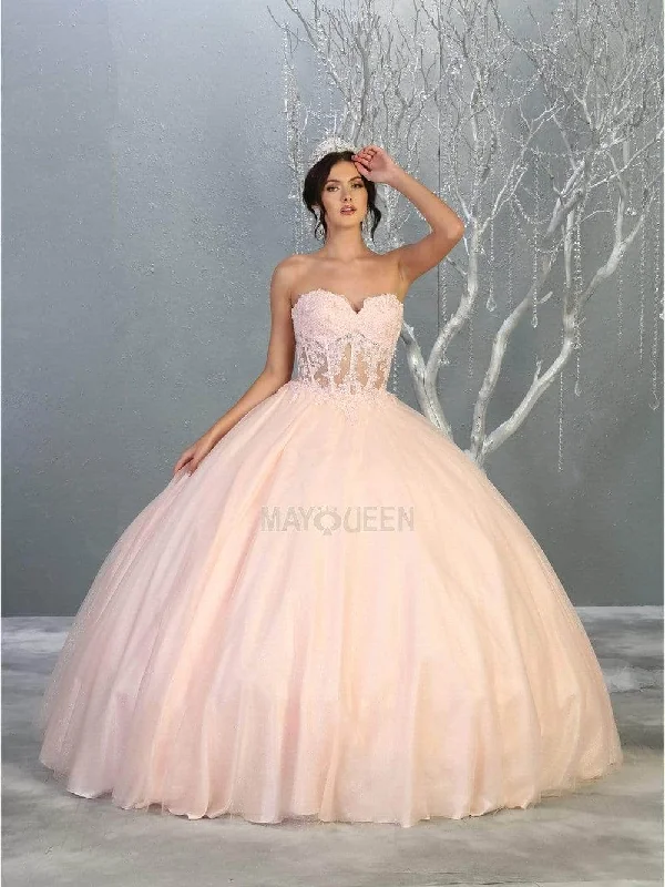 Daily Specials May Queen - LK141 Embroidered Corset Bodice Ballgown