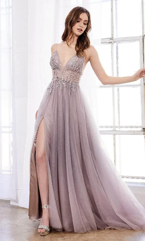 Price Cut Andrea and Leo - Embellished V Neck Prom Gown A0850 - 1 pc Blush-Mauve In Size 4 Available Price Cut Andrea and Leo - Embellished V Neck Prom Gown A0850 - 1 pc Blush-Mauve In Size 4 Available
