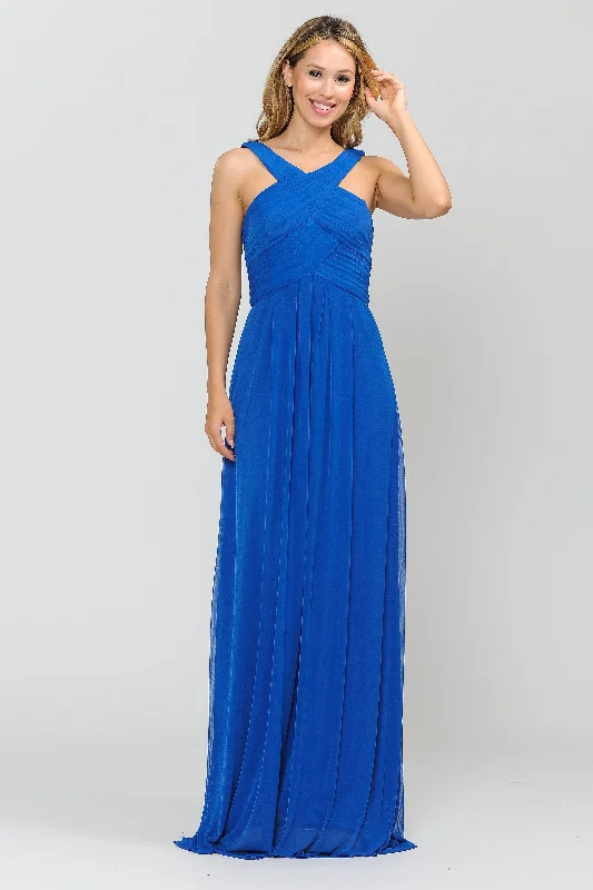 Mega Sale Poly USA 8554 - Sleeveless Bandage Bodice Formal Dress