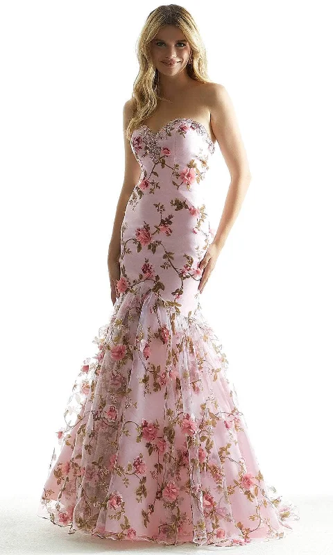 TIME-Limited Offer Mori Lee 49067 - Floral Sweetheart Prom Dress