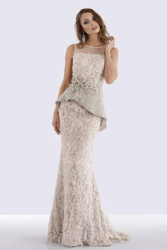 Savings Galore Feriani Couture - 18655 Embellished Illusion Neckline Peplum Sheath Dress - 1 pc Stone in Size 8 Available Savings Galore Feriani Couture - 18655 Embellished Illusion Neckline Peplum Sheath Dress - 1 pc Stone in Size 8 Available