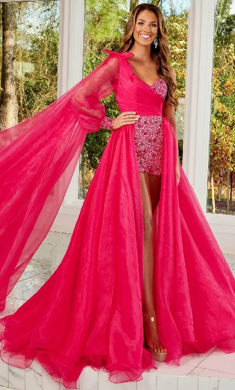 New Arrival Rachel Allan 50234 - Elegant Embelished Organza Gown
