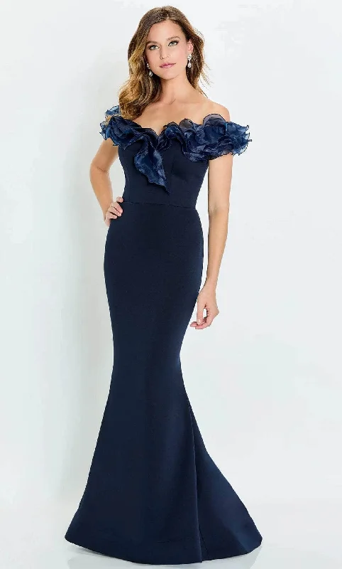 Buy More, Save More Montage by Mon Cheri M538 - Cap Sleeve Ruffled Formal Gown