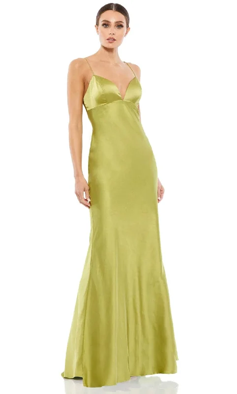 Special Savings Ieena Duggal 26579 - Sleeveless Charmeuse Prom Gown