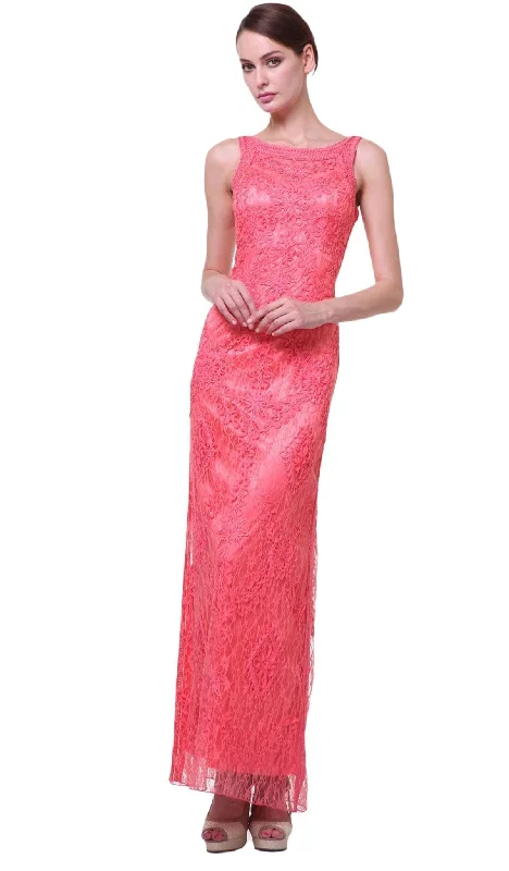 Blowout Sale Cinderella Divine - Soutache Adorned Long Sheath Dress