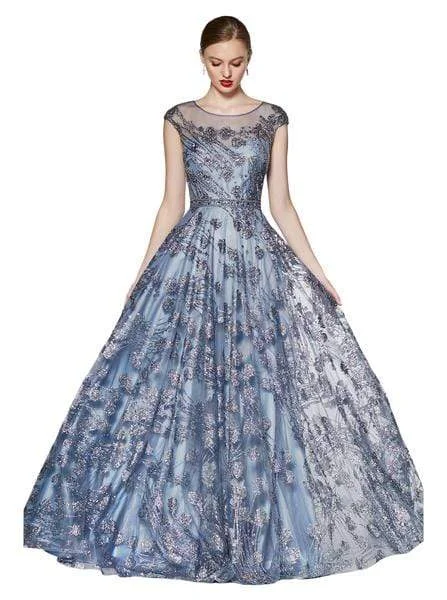 Exclusive Online Offer Cinderella Divine - Glitter Floral Illusion Scoop Ballgown CR830 - 1 Pc Rose Gold in Size S Available Exclusive Online Offer Cinderella Divine - Glitter Floral Illusion Scoop Ballgown CR830 - 1 Pc Rose Gold in Size S Available
