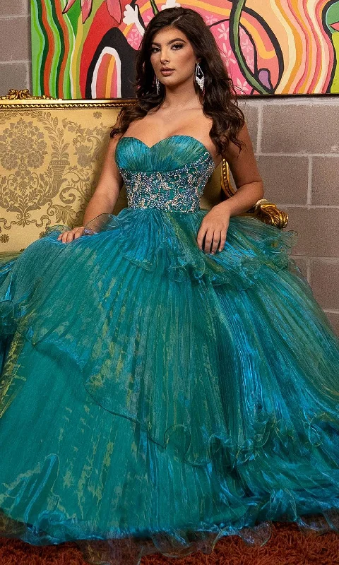 Weekend Deal Rachel Allan 70649 - Two Tone Sweetheart Ballgown