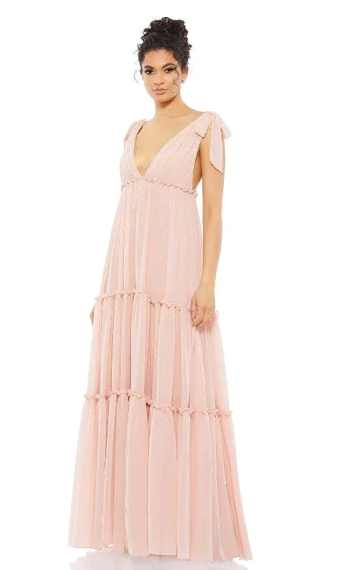 Special Promotion Ieena Duggal 70188I - Tiered Dress