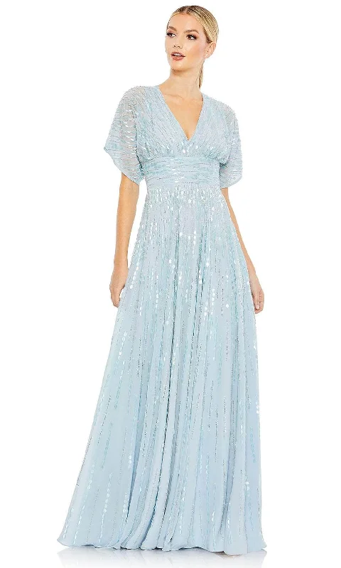 Exclusive Offers Mac Duggal 10807 - Short Sleeve A-Line Evening Dress