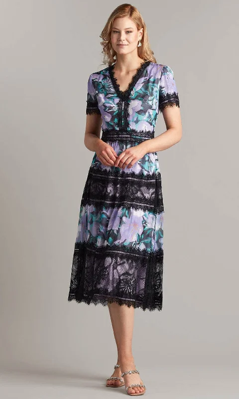 Deal Mania Tadashi Shoji BUH20506MD - Della Tea-Length Dress