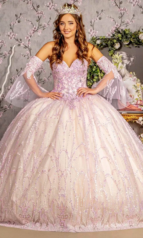 Daily Specials GLS by Gloria GL3234 - Sweetheart Neck Embellished Ballgown