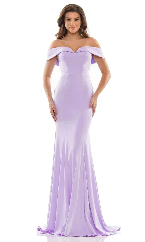 Weekend Deal Colors Dress - 2692 Off Shoulder Mermaid Gown