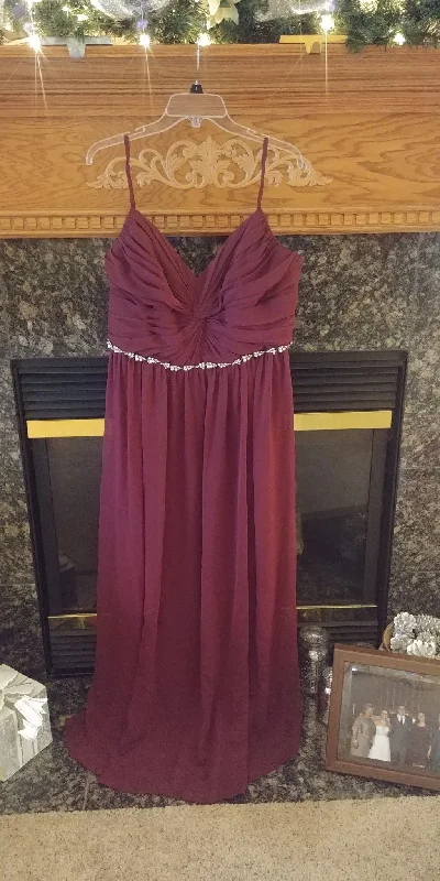 Discount Mania David's Bridal W11147 WINE