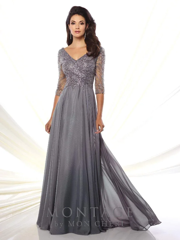 Amazing Deals Montage by Mon Cheri - 116950W Chiffon A-line Dress