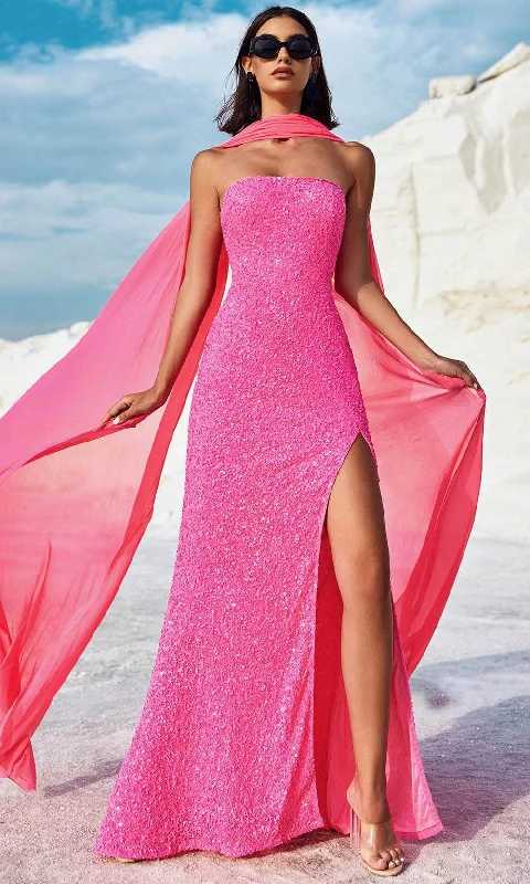 Flash Deals Blush by Alexia Designs 91048 - Strapless Fully Sequin Prom Gown