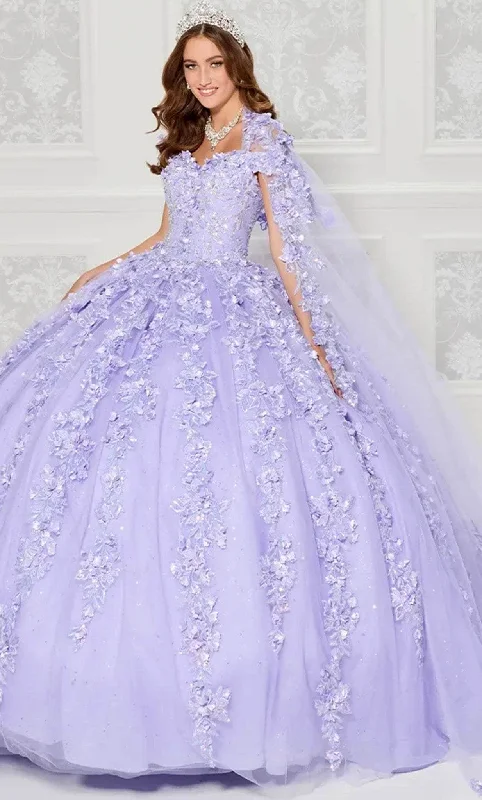 Crazy Deals Princesa by Ariana Vara PR30120 - 3D Floral Applique Sweetheart Neck Ballgown
