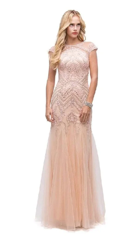 New Deals Dancing Queen - 9734 Beaded Lace Tulle Mermaid Dress - 1 pc Blush In Size 2XL Available New Deals Dancing Queen - 9734 Beaded Lace Tulle Mermaid Dress - 1 pc Blush In Size 2XL Available