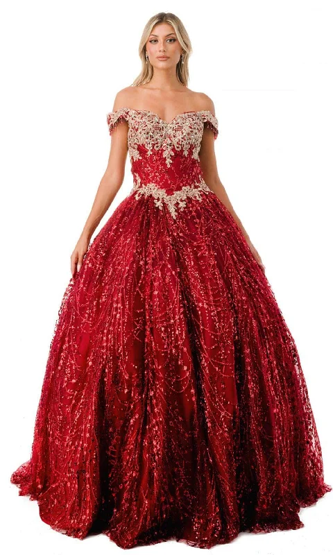 Buy More, Save More Trevi Collection L2364 - Sweetheart Lace-Up Glitter Ballgown