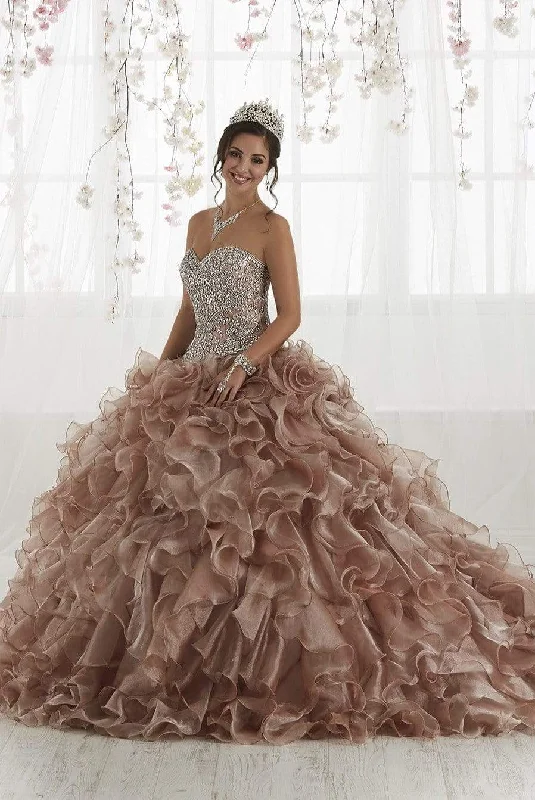 Super Sale Quinceanera Collection - 26924 Rhinestone Studded Strapless Ballgown