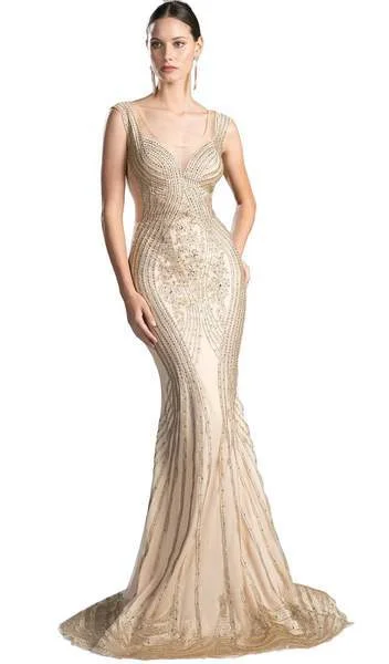 Can't Miss Cinderella Divine - Bead Embellished Fitted Mermaid Evening Dress CE0010 Can't Miss Cinderella Divine - Bead Embellished Fitted Mermaid Evening Dress CE0010
