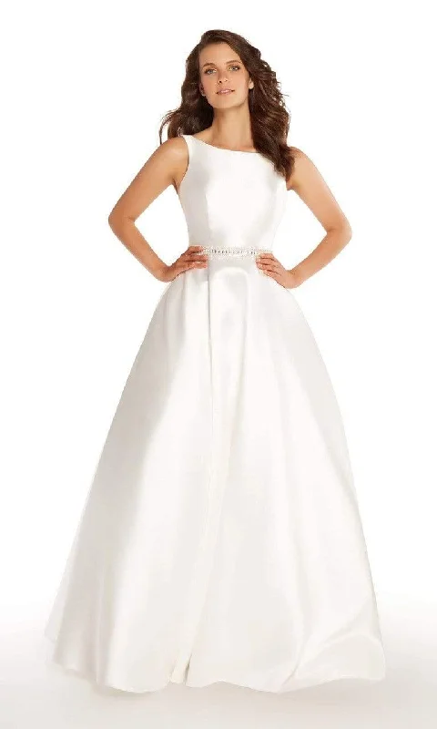 Special Offer Alyce Paris Sleeveless Bateau Mikado A-Line Gown 60113 - 1 pc Diamond White In Size 8 and 10 Available Special Offer Alyce Paris Sleeveless Bateau Mikado A-Line Gown 60113 - 1 pc Diamond White In Size 8 and 10 Available