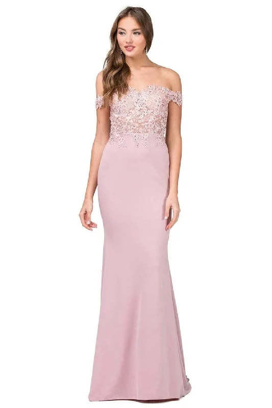 Savings Alert Dancing Queen - Floral Embroidered Illusion Off Shoulder Prom Dress 2274 Savings Alert Dancing Queen - Floral Embroidered Illusion Off Shoulder Prom Dress 2274