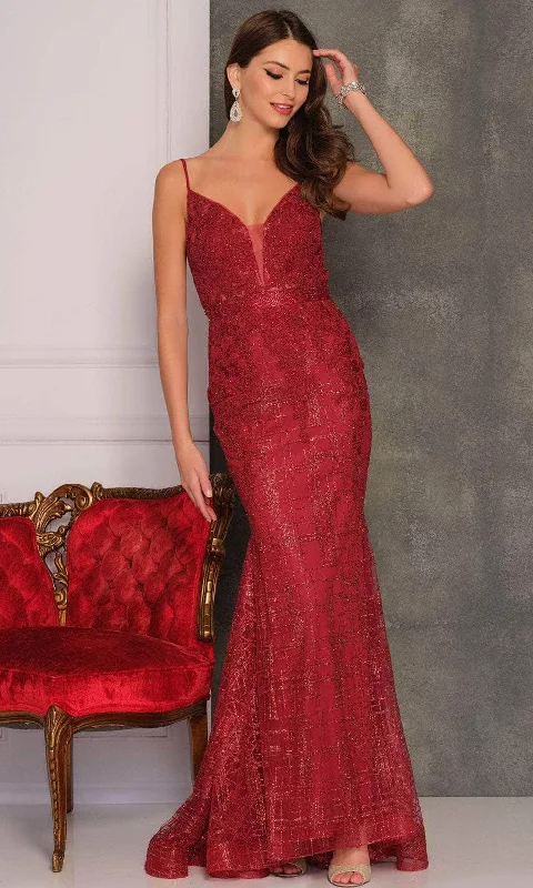 Epic Deals Dave & Johnny A8804 - Laced Sleeveless Evening Gown