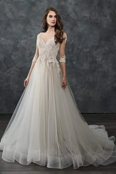 Great Deals Rachel Allan Bridal - Rachel Allan Bridal - Gorgeous Tulle A-Line Wedding Dress M657 - 1 pc Ivory In Size 8 Available Great Deals Rachel Allan Bridal - Rachel Allan Bridal - Gorgeous Tulle A-Line Wedding Dress M657 - 1 pc Ivory In Size 8 Available