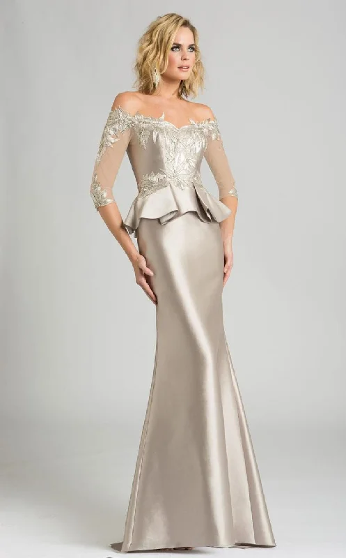 Loyalty Reward Feriani Couture - Off Shoulder Peplum Trumpet Gown 18574