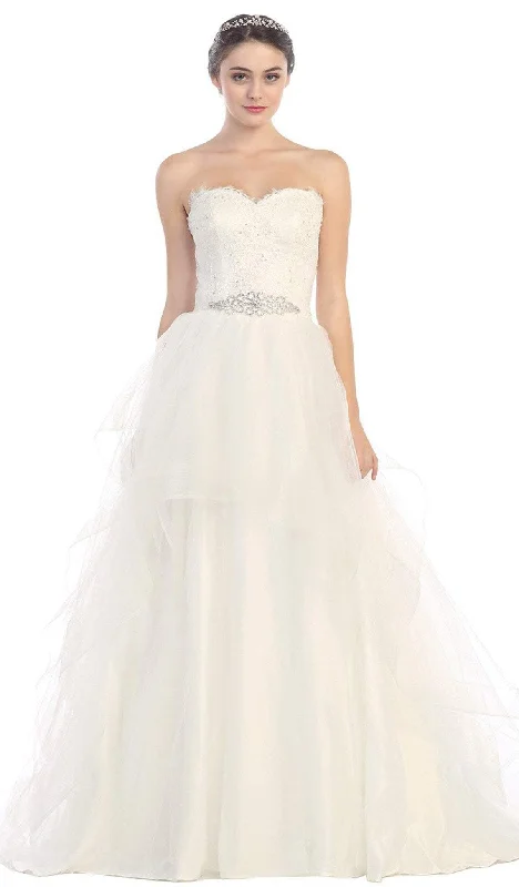 Sale Event Eureka Fashion Bridal - Strapless Corset Style Back Wedding Gown
