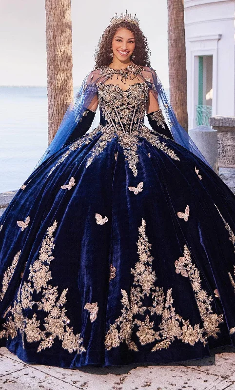 Loyalty Reward Princesa by Ariana Vara PR30136 - Embroidered Velvet-Made Ballgown