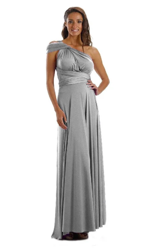Limited Availability Poly USA - 7022 Long Convertible Twist and Tie Affordable Prom Dress