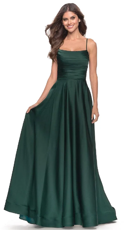 Weekend Special La Femme 31406 - Bridesmaid A-line Slit Gown