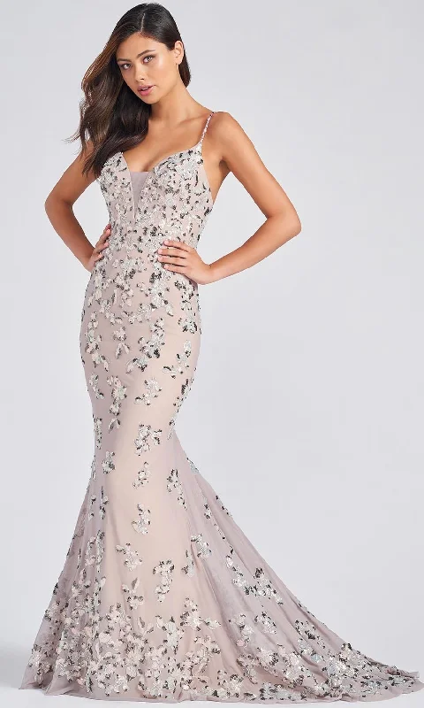 Buy Now Colette for Mon Cheri CL12236 - V-neck Long Gown